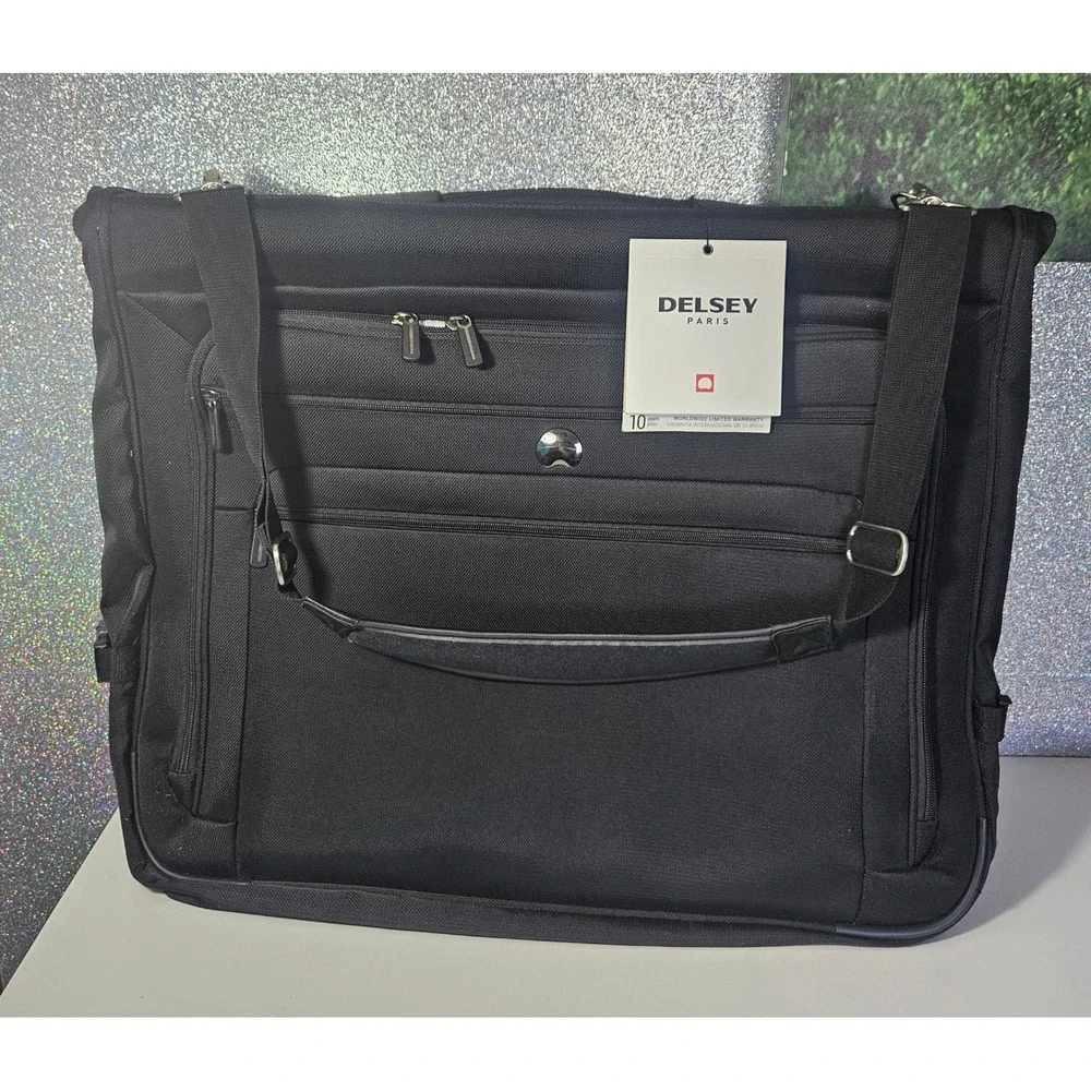 DELSEY Paris Helium Sky 2.0 B/O Garment Bag Black Carry-On Luggage 42